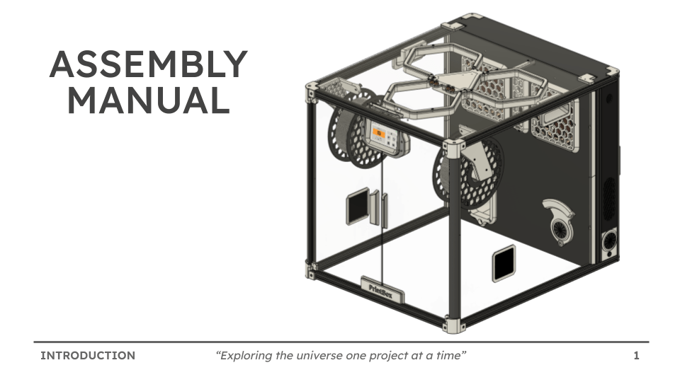 Assembly manual Enclosure